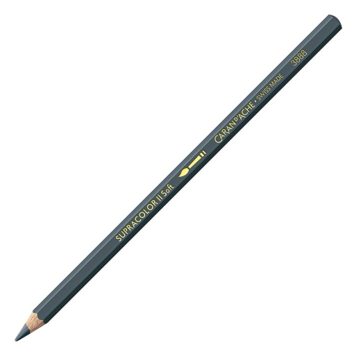 Lápis de Cor Aguarelável Caran D'ache Supracolor Soft Preto Grisalho 008