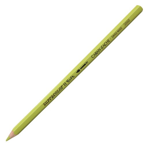 Lápis de Cor Aguarelável Caran D'ache Supracolor Soft Amarelo Esverdeado 015