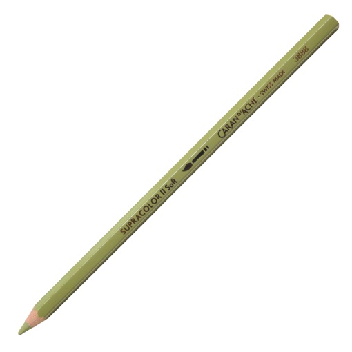Lápis de Cor Aguarelável Caran D'ache Supracolor Soft Verde Kaki 016
