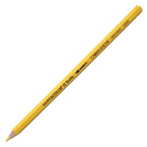 Lápis de Cor Aguarelável Caran D'ache Supracolor Soft Amarelo Nápoles 021