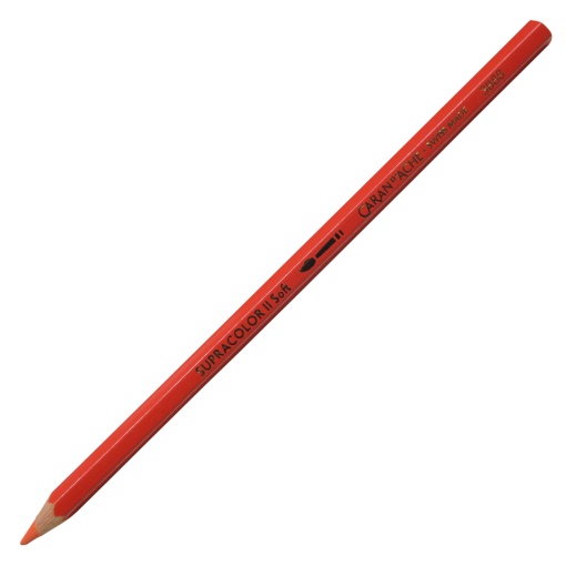 Lápis de Cor Aguarelável Caran D'ache Supracolor Soft Vermelho Chama 050