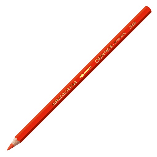 Lápis de Cor Aguarelável Caran D'ache Supracolor Soft Vermelhão 060