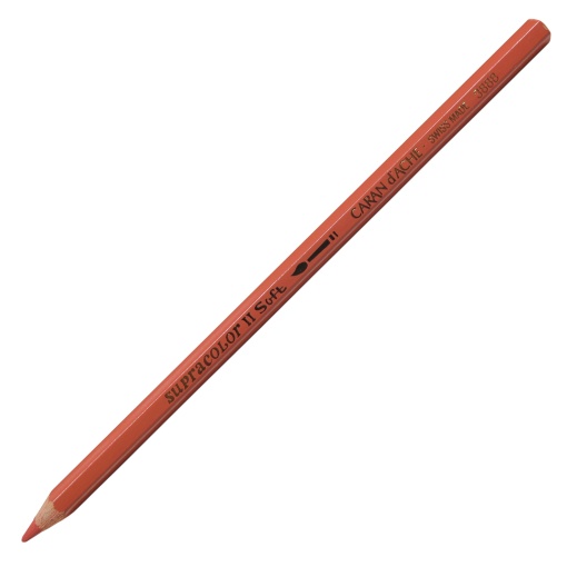 Lápis de Cor Aguarelável Caran D'ache Supracolor Soft Vermelho Inglês 063
