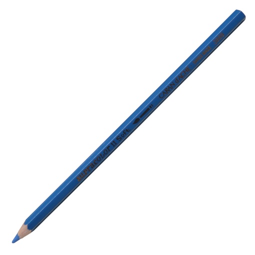 Lápis de Cor Aguarelável Caran D'ache Supracolor Soft Cinza Azulado 145