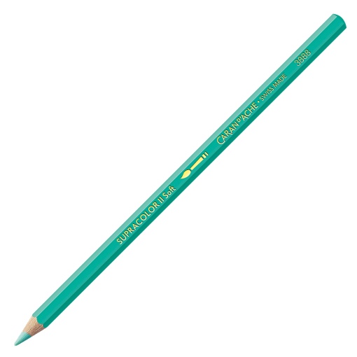 Lápis de Cor Aguarelável Caran D'ache Supracolor Soft Verde Jade 211