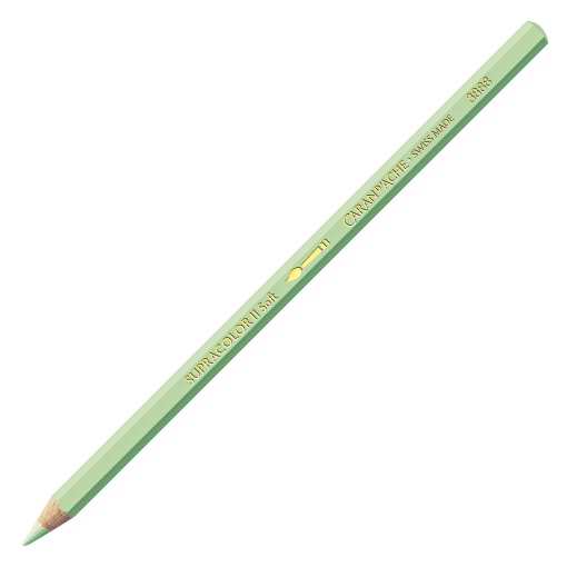 Lápis de Cor Aguarelável Caran D'ache Supracolor Soft Verde Claro 221