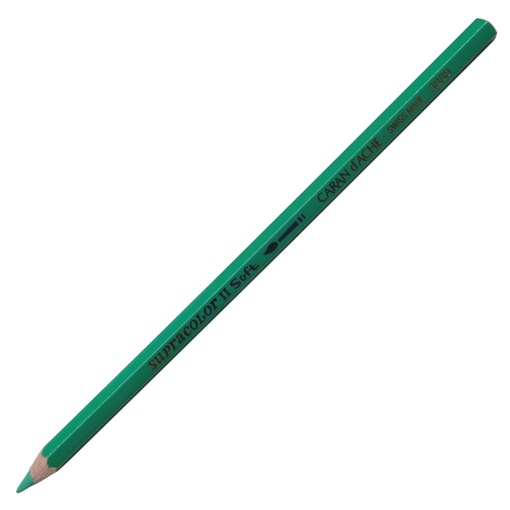 Lápis de Cor Aguarelável Caran D'ache Supracolor Soft Verde Pavão 460
