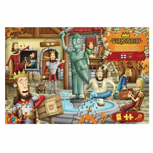 Puzzle PYTHAGORAS 200 peças Reis de PORTUGAL Dinastia de Borgonha