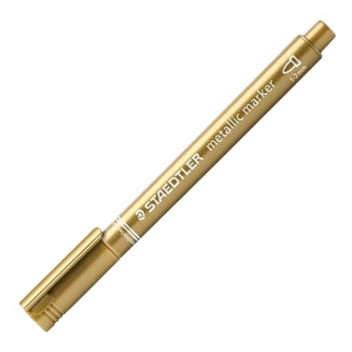Marcador STAEDTLER Metallic 8323 1-2mm dourado 11