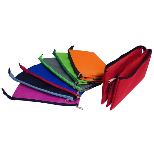 Estojo Escolar SIMPLY Nylon Triplo Sortido