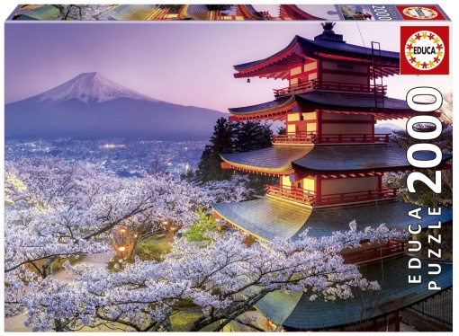 Puzzle EDUCA 2000 peças Monte FUJI Japão