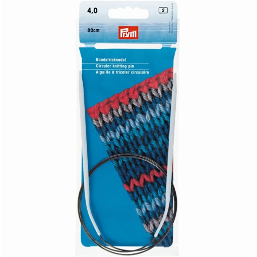 Agulha de tricot circular PRYM 4mm 80cm