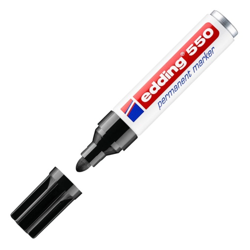 Marcador permanente EDDING 550 3-4mm preto