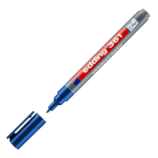 Marcador para quadro branco EDDING 361 1mm azul