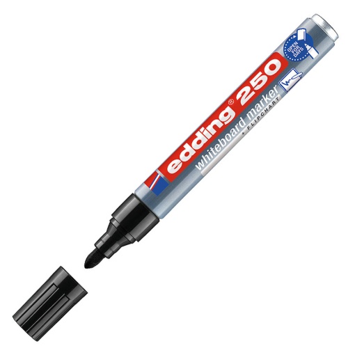 Marcador para quadro branco EDDING 250 1,5-3mm metal preto