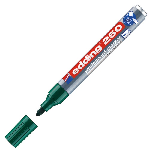 Marcador para quadro branco EDDING 250 1,5-3mm metal verde