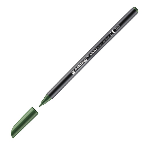 Marcador EDDING 1200 1mm verde azeitona