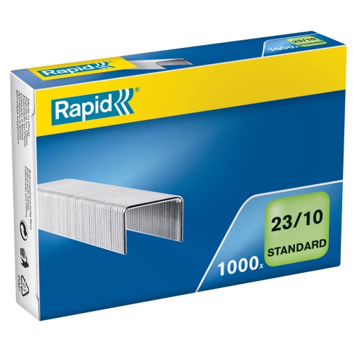 Agrafos 23/10 RAPID Standard Caixa com 1000