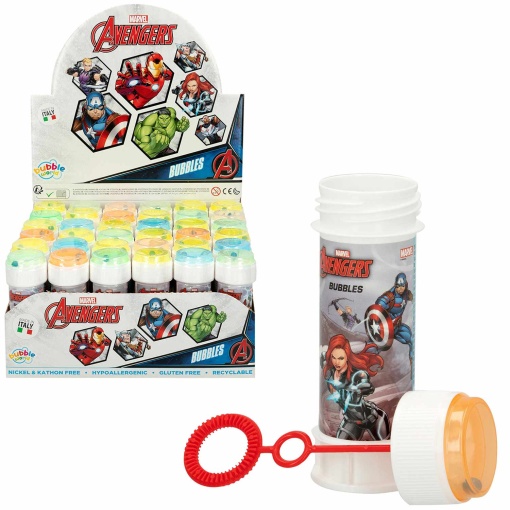 Burbujas de jabón Bubble World Marvel Avengers 60 ml surtidas
