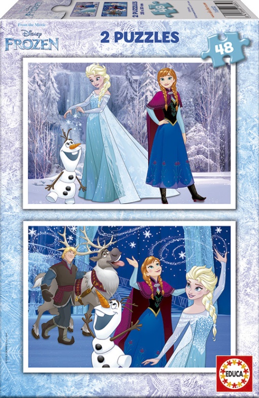Puzzle EDUCA 2x48 peças DISNEY FROZEN