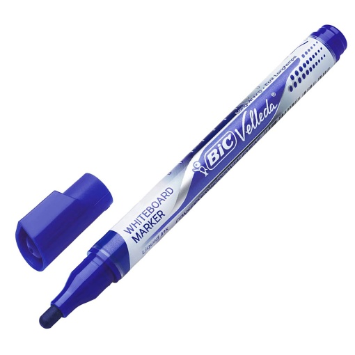 Marcador para quadro branco BIC Velleda Liquid Ink Pocket azul
