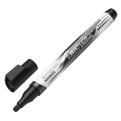 Marcador para quadro branco BIC Velleda Liquid Ink Pocket preto