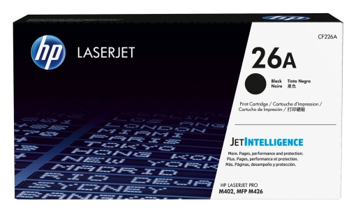 Toner HP 26A Preto CF226A Laserjet Pro M402/M426 3100 Páginas
