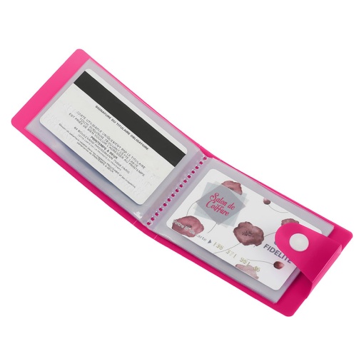 Porta tarjetas de visita VIQUEL Propyglass para 40 tarjetas surtidas
