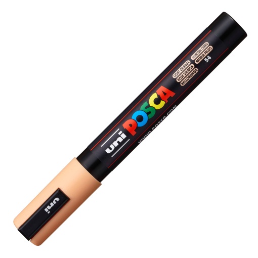 POSCA PC-5M Medium Marker, 1.8-2.5mm, Light Orange, 54