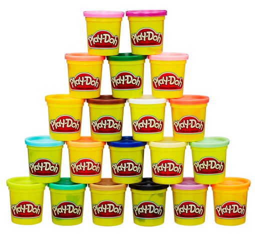 Plasticina super colour pack Play-Doh HASBRO - 20 unidades