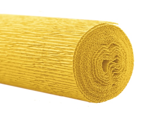 Papel Crepe Florist WEROLA 1705 160g Amarelo 04 0,50x2,5m