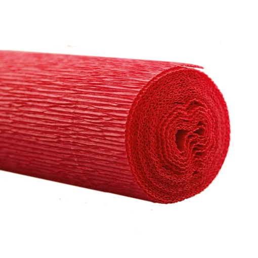 Papel Crepe Florist WEROLA 1705 160g Vermelho 10 0,50x2,5m