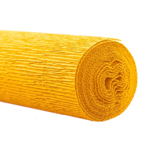 Papel Crepe Florist WEROLA 1705 160g Amarelo Sol 14 0,50x2,5m