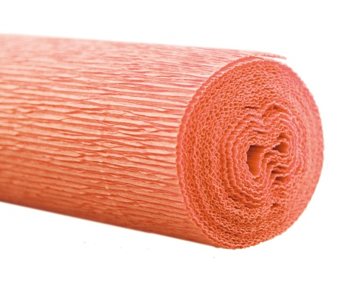 Papel Crepe Florist WEROLA 1705 160g Salmão 36 0,50x2,5m
