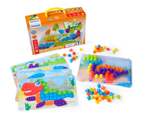 Pinos MINILAND Pegs 20mm Dinossauro 90 peças