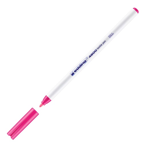 Marcador para tecido EDDING 4600 1mm rosa fluorescente 69