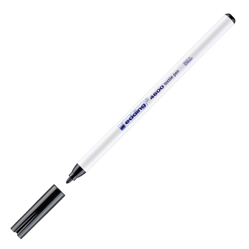 Marcador para tecido EDDING 4600 1mm preto 01