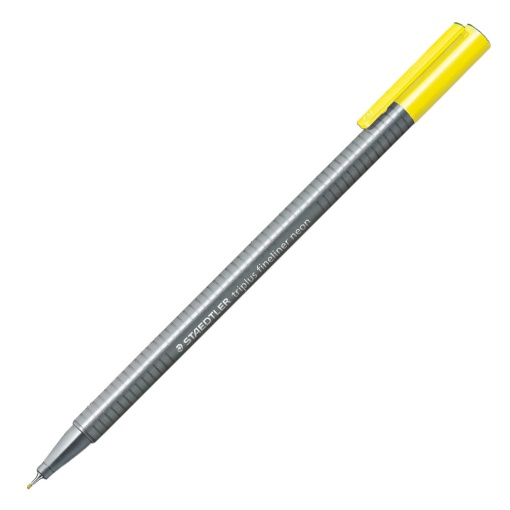 Fineliner STAEDTLER Triplus 334 0,3mm Amarelo Fluorescente 101