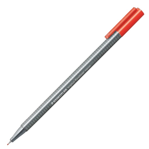 Fineliner STAEDTLER Triplus 334 0,3mm Vermelho Fluorescente 201