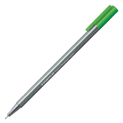 Fineliner STAEDTLER Triplus 334 0,3mm Verde Fluorescente 501
