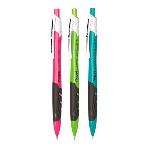 Lapiseira MAPED Long Life 0,5mm Sortidas