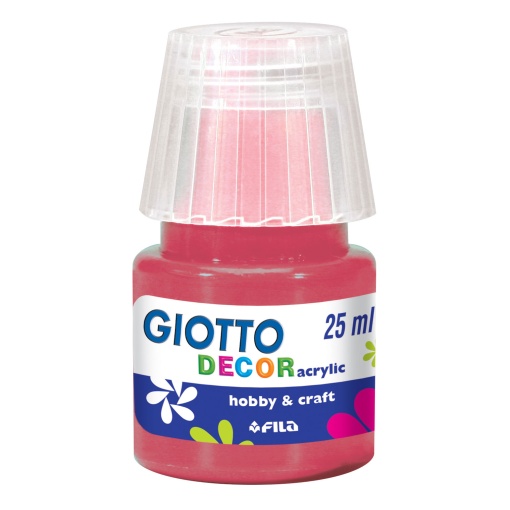 Tinta Acrílica GIOTTO DECOR Vermelho Carmim 25ml