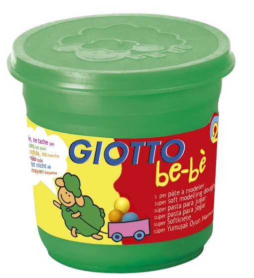 Plasticina GIOTTO Be-Bè Verde 220g
