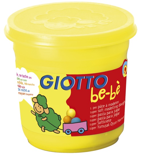 Plasticina GIOTTO Be-Bè Amarela 220g