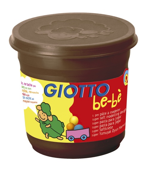 Plasticina GIOTTO Be-Bè Castanho 220g