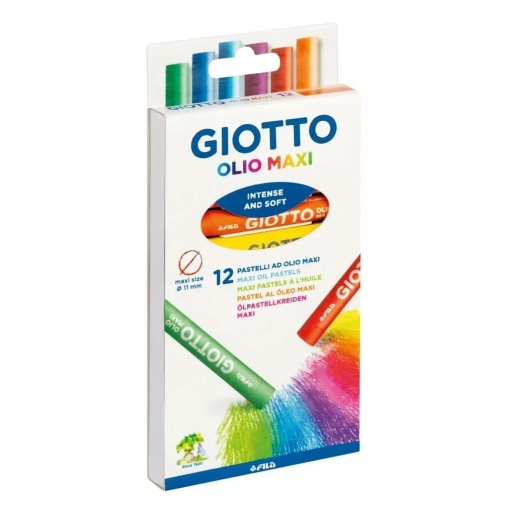 Pastel Óleo GIOTTO Sortido com 12 unidades