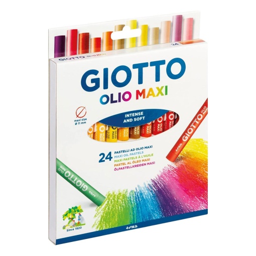 Pastel Óleo GIOTTO Sortido 24 Cores