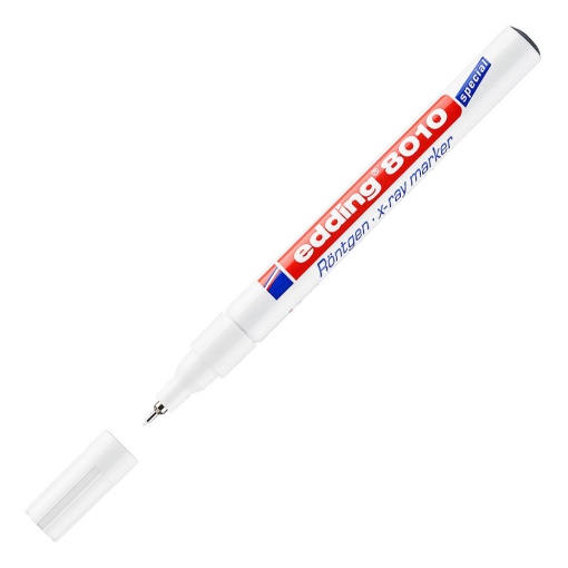 Marcador para raio X EDDING 8010 0,8mm branco