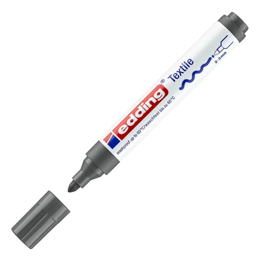 Marcador para tecido EDDING 4500 2-3mm cinza 12