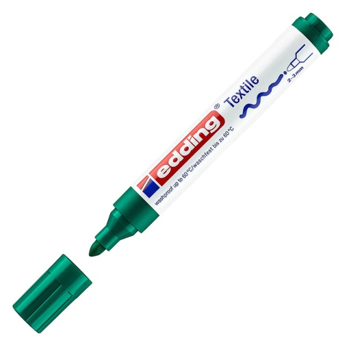 Marcador para tecido EDDING 4500 2-3mm verde 04